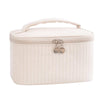 Multi-Purpose Cake Makeup Bag Portable Desktop Storage Bag(Beige)