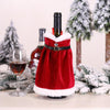 Christmas Red Wine Bottle Cover Wine Bottle Decoration Creative Wine Bag(Skirt)