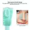 Hand-Held Silicone Cleansing Brush And Mask Brush Pink Double-head Fish Tail