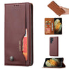 For Samsung Galaxy S25 Ultra 5G Knead Skin Texture Flip Leather Phone Case(Wine Red)