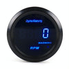 Car Modified 12V Universal 52mm Blue Light Digital Display Meter, Style:Tachometer