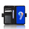 For ASUS Zenfone 9 Skin Feel Calf Texture Card Slots Leather Phone Case(Black)