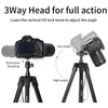 JMARY KP2208 Photography Live Streaming 1.7m Fill Light Camera Metal Tripod Holder