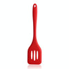 One-piece High Temperature Resistant Silicone Non-stick Spatula Kitchen Kitchenware Leak Shovel(Red)