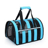 Foldable Pet Carrier Bag, Small, Blue, Breathable Mesh, for Cats & Small Dogs (4kg)