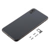 iPhone XS Max Back Cover Black - Camera Lens & SIM Tray