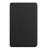 For Samsung Galaxy Tab A 10.1 2019 T515/T510 Dual-Folding Horizontal Flip Tablet Leather Case with Holder (Black)