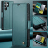 For Samsung Galaxy S25 Ultra 5G CaseMe 023 Butterfly Buckle Litchi Texture RFID Anti-theft Leather Phone Case(Green)