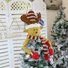 CX20208 Elk Pattern Christmas Tree Pendant Decoration, Size: L