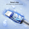 JOYROOM S-A42 Crystal Clear Series Fast Charging Data Cable, USB to 8 Pin Cable, Length: 1.2m(Black)