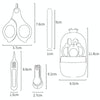 4-In-1 Infant Nails Clippers Newborn Cleaning Care Set(Purple)