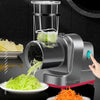 Kacheeg Electric Vegetable Cutter Multifunctional Automatic Slicer, CN Plug, Style: With 5 Knives