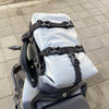 LONGHIKER Motorcycle Quick Release Waterproof Bumper Side Bag(Black)