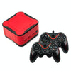 M12 Mini Cube Arcade Game Console HD TV Game Player Support TF Card with Black+Red Controllers 16G