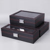 Carbon Fiber PU Leather Watch Box Jewelry Storage Box Packaging Box, Style: 10 Watch Positions