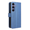 For Samsung Galaxy S24 FE 5G Diamond Texture Leather Phone Case(Blue)