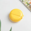 Desktop Portable Storage Box Headset Drug Round Storage Box(Yellow)