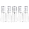 10 PCS Portable Refillable Plastic Fine Mist Perfume Spray Bottle Transparent Empty Spray Sprayer Bottle, 60ml(Transparent)