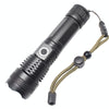 X81-P50 Luminous Flux: 3500lm LED Flashlight, Retractable Focus Function (Black)