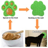 Silicone Licking Mat for Dogs - Green - Slow Feeder - Suction Cup