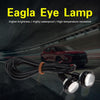 10 PCS 18mm 1.5W DC9-80V Motorcycle Eagle Eye Light Double Lens(Red Light)