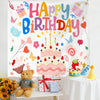 Birthday Layout Hanging Cloth Children Photo Wall Cloth, Size: 180x230cm Velvet(3)