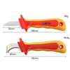 Resistant High Voltage Anti-Magnetic Insulated Plastic Tool, Style: Electrician Straight Knife