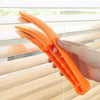 AQ-CS01 Multifunctional Car Beauty Tool Brush Air Outlet Cleaning Brush(Orange)