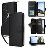 For Samsung Galaxy A53 5G Nine-card Slots Zipper Wallet Bag Leather Phone Case(Black)