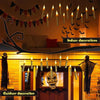 12pcs /Set LED Floating Candles Lights With Remote Control Christmas Halloween Decoration, Style: Pattern Magic Wand(Yellow Flash)