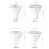 LED Light Cup 2835 Patch Energy-Saving Bulb Plastic Clad Aluminum Light Cup, Power: 5W 6Beads(MR16 Transparent Cover (Cold Light))