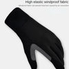 Boodun Long Finger Cycling Gloves Outdoor Sports Hiking Bike Gloves, Size: L(Black)
