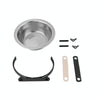 Mini Stainless Steel Hanging Dog Bowl - Cage Mount