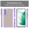 For Samsung Galaxy S22 5G Armor Glaze PC Hybrid TPU Phone Case(Purple)