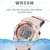 SYNOKE 9810 Multifunctional Luminous Waterproof Student Sports Watch(Pink)