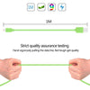 HAWEEL 1m High Speed 35 Cores 8 Pin to USB Sync Charging Cable for iPhone, iPad(Green)