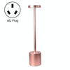 JB-TD003 I-Shaped Table Lamp Creative Decoration Retro Dining Room Bar Table Lamp, Specification: AU Plug(Rose Gold)