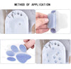 10 PCS PEVA Non-Slip Sticker Bathtub Cartoon Non-Slip Sticker, Size: 8x8cm(Blue)