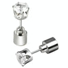 1 Pair Fashion LED Earrings Glowing Light Up Diamond Earring Stud(Pink)
