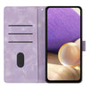 For Samsung Galaxy M06 5G Triangles Embossed Leather Phone Case(Purple)