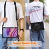 For Xiaomi Redmi Pad Pro 12.1 Rotatable Holder Silicone Hybrid PC Tablet Case with Shoulder Strap(Black)