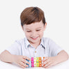 Children Number Puzzle Arithmetic Multicolor Rotating Shaft Baby Early Education Wooden Teaching Kids, Style:  Cylinder