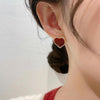 Shell Double Layer Earrings with Diamond Earrings, Color: EH1223