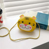 Children Mini Cute Cartoon Single Shoulder Bags(Yellow Tiger)