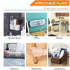 300 PCS 20x24x1.5mm Square EVA Foam Double-sided Adhesive High-viscosity Sponge Sticker(White)