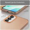 For Samsung Galaxy A16 5G Frosted Translucent TPU Hybrid PC Full Coverage Phone Case(Orange)