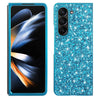 For Samsung Galaxy Z Fold6 Glitter Powder Shockproof TPU Phone Case(Blue)