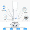 Wavlink AERIAL D4X AX1800Mbps Dual Frequency WiFi Signal Amplifier WiFi6 Extender(US Plug)