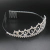 WM-02 Crystal Diamond Birthday Party Wedding Updo Crown, Color: Gold 50