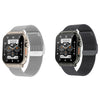 A70 1.96 Inch Health Monitoring Multifunctional IP68 Waterproof Bluetooth Call Smart Watch(Silver Steel)